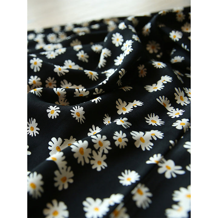 Women Flowing Midi Skirt with Floral Patterns Mune Fashion