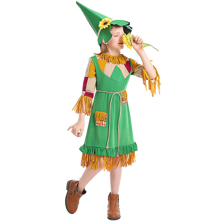 Girl Scarecrow Costume Mune Fashion