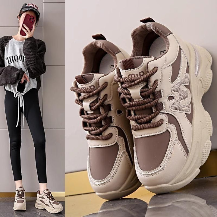 Women Chunky Sneakers with optimal cushioning and sporty surface texture Mune Fashion