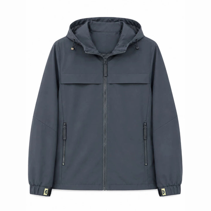 Men's Light Transition Jacket with Adjustable Hood Mune Fashion