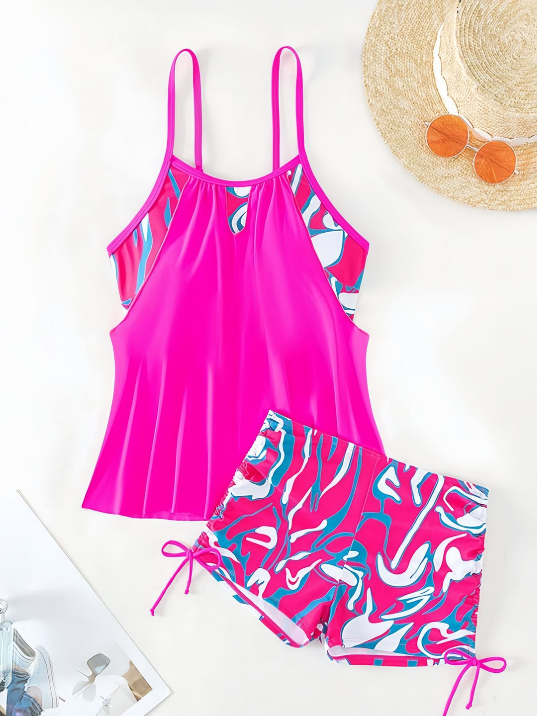 Ladies bathing dress with shorts in modern design Mune Fashion