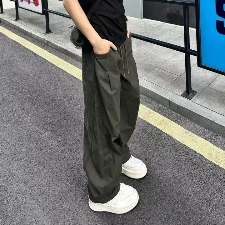 Women Wide Chino Jeans Mune Fashion