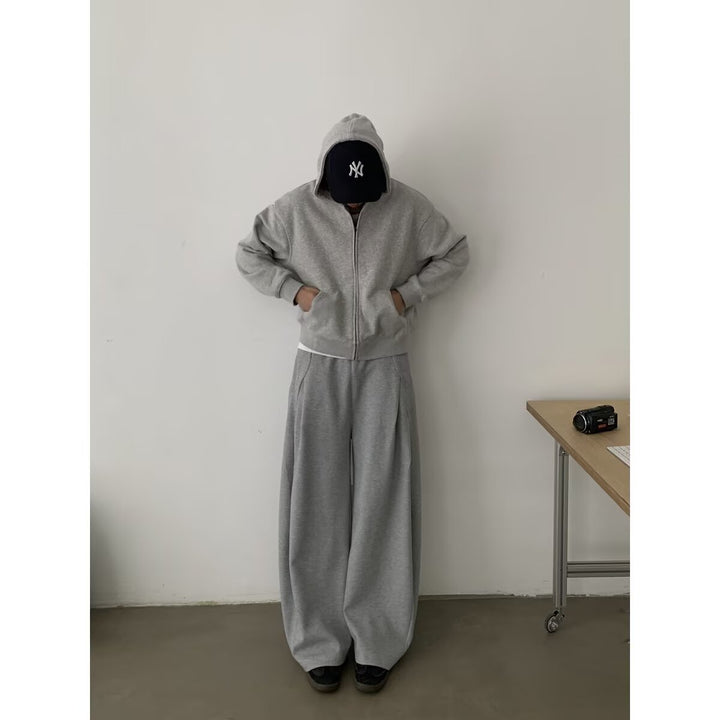 Women's Fashion Oversized Hoodie and Wide-leg Pants Set Mune Fashion