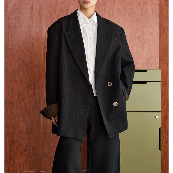 Women Oversized Blazer made of high-quality fabric Mune Fashion