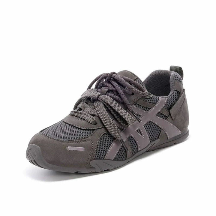 Women's Athletic Sneakers with Breathable Mesh Inserts and Stable Sole Mune Fashion