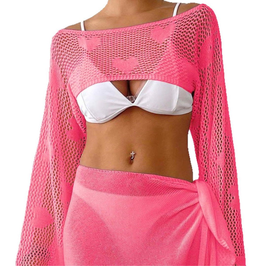 Women's Open Mesh Beach Jacket Mune Fashion