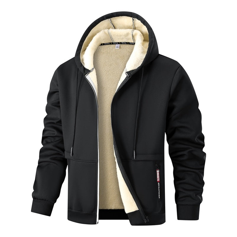 Men's Hooded Zip Jacket Mune Fashion