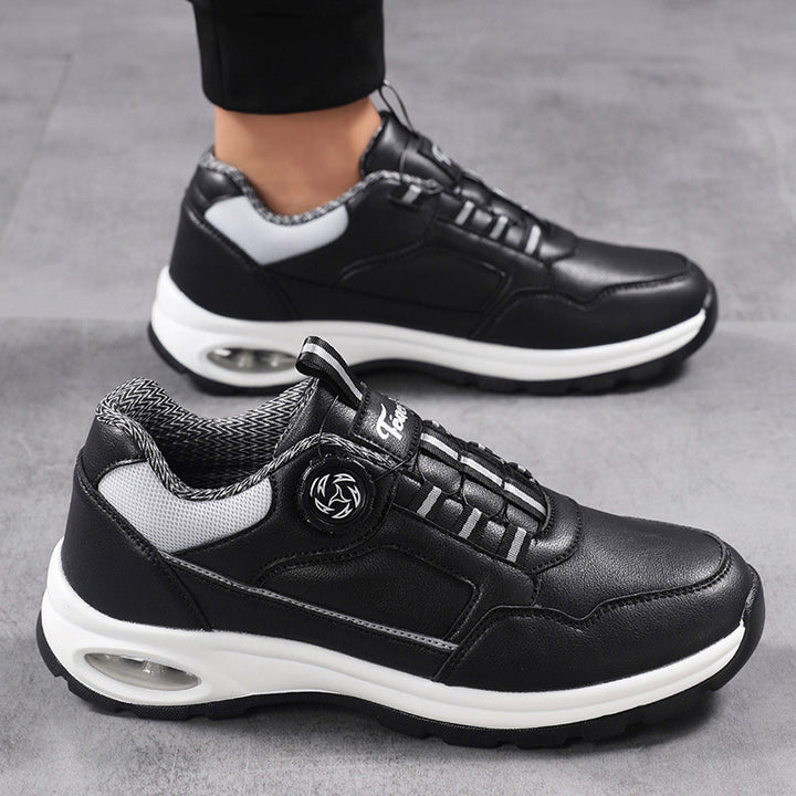 Men's sporty casual sneakers with air capsule heel cushioning, infinite click closure, and viscoelastic insole Mune Fashion