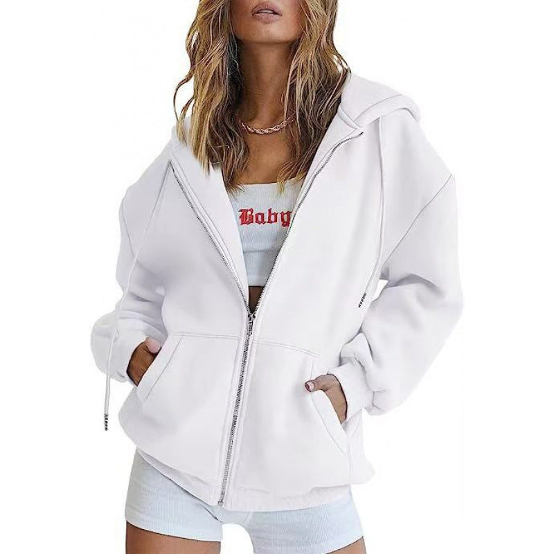 Women Oversized Hoodie Jacket Mune Fashion