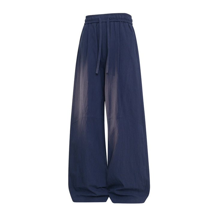 Women's Extra Wide Palazzo Pants with Elastic Waistband, Drawstring & Balloon Shaped Width Mune Fashion