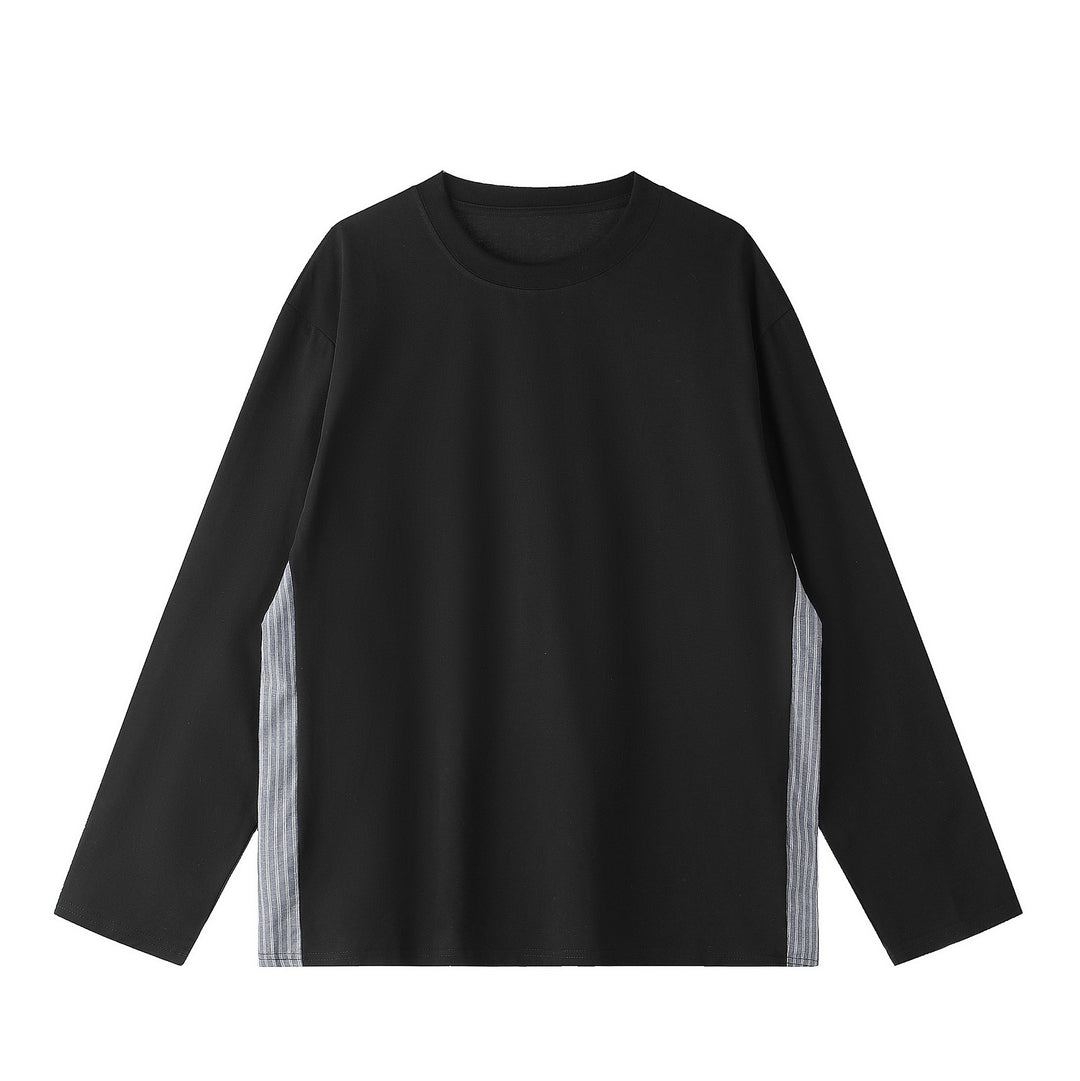 Unisex Oversize Sweatshirt with side stripe panels and round neck Mune Fashion