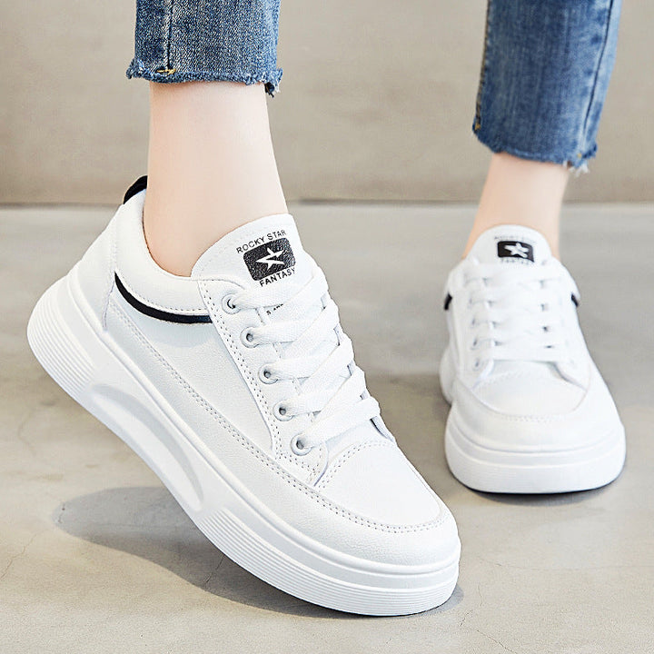Ladies Comfortable Sneaker with Lightweight Design and Flexible Sole Mune Fashion