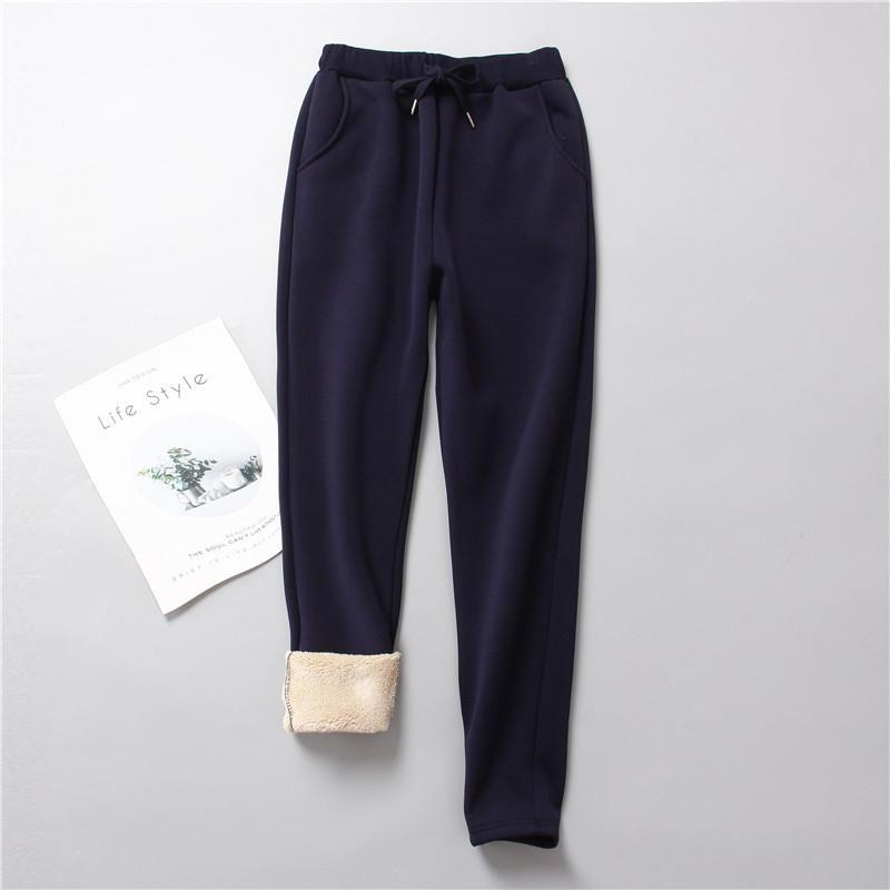 Women nan insulated thermal joggers with drawstring, side pockets, and slim leg Mune Fashion