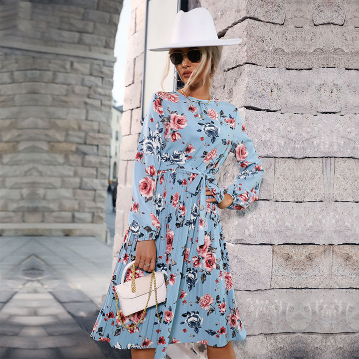 Women's Floral Print Dress Mune Fashion