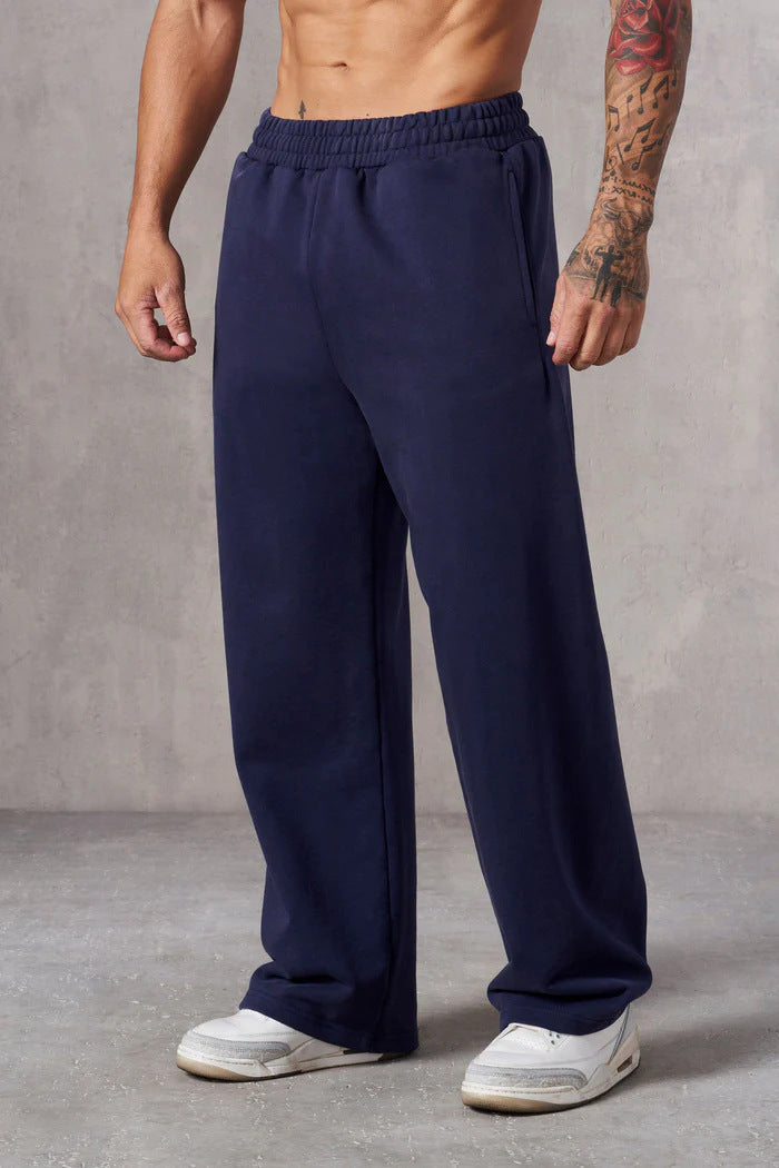 Men's nan extra-soft Relax sweatpants with double-row comfort waistband, deep side pockets, and extra wide leg Mune Fashion