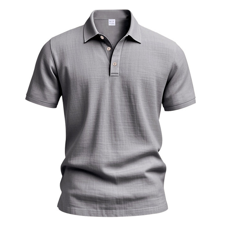 Men's nano lightweight structured polo with kent collar and concealed button placket Mune Fashion