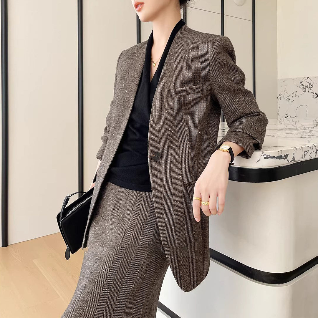 Women Elegant Two-Piece with Chic Cut Mune Fashion