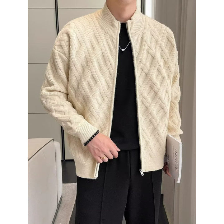Women Chunky Knit Cardigan Mune Fashion