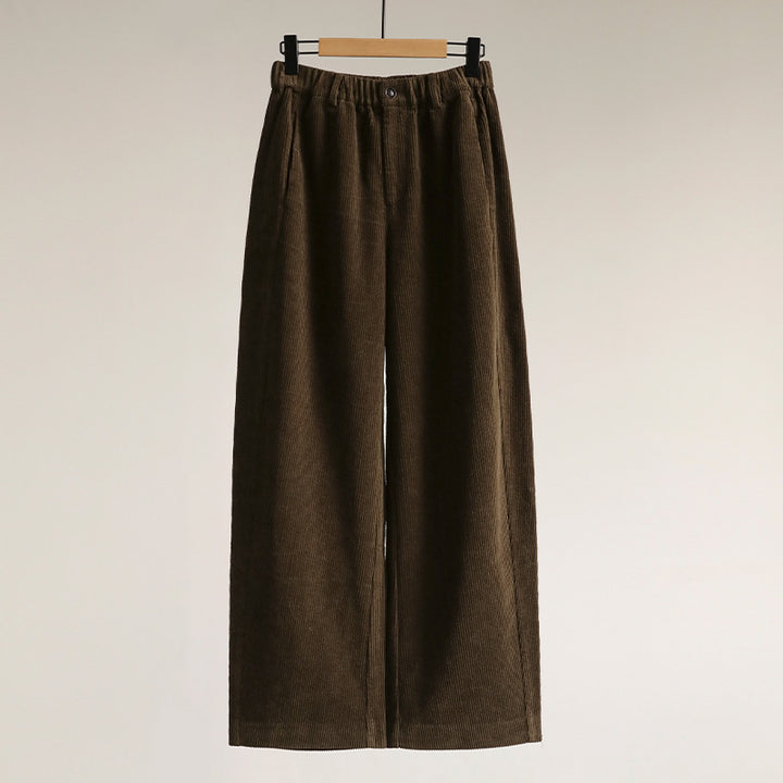Ladies Stylish, Loose Cord Pants Mune Fashion