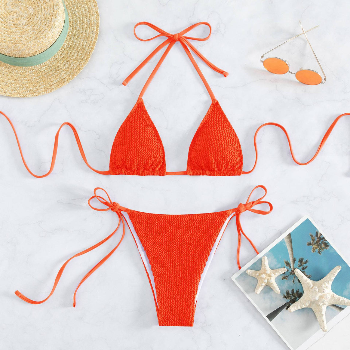 Women's triangle bikini with adjustable strap system Mune Fashion