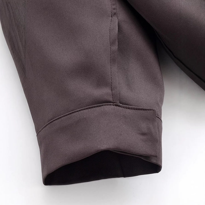 Women's Oversized Cropped Bomber Jacket with Funnel Neck and Raglan Sleeves Mune Fashion