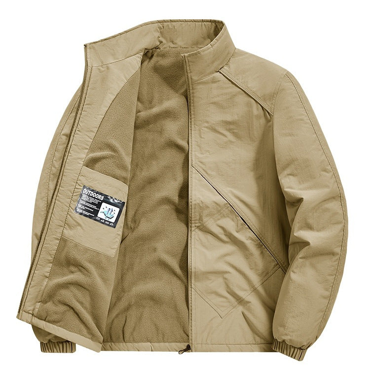 Men's Lightweight Transition Jacket with Fleece Lining Mune Fashion