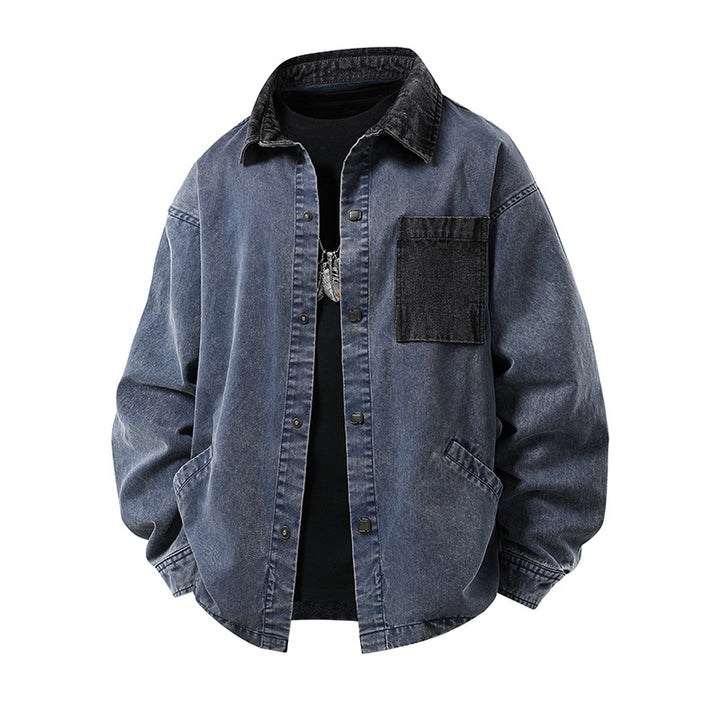 Men's Trendy Denim Shirt Jacket Mune Fashion