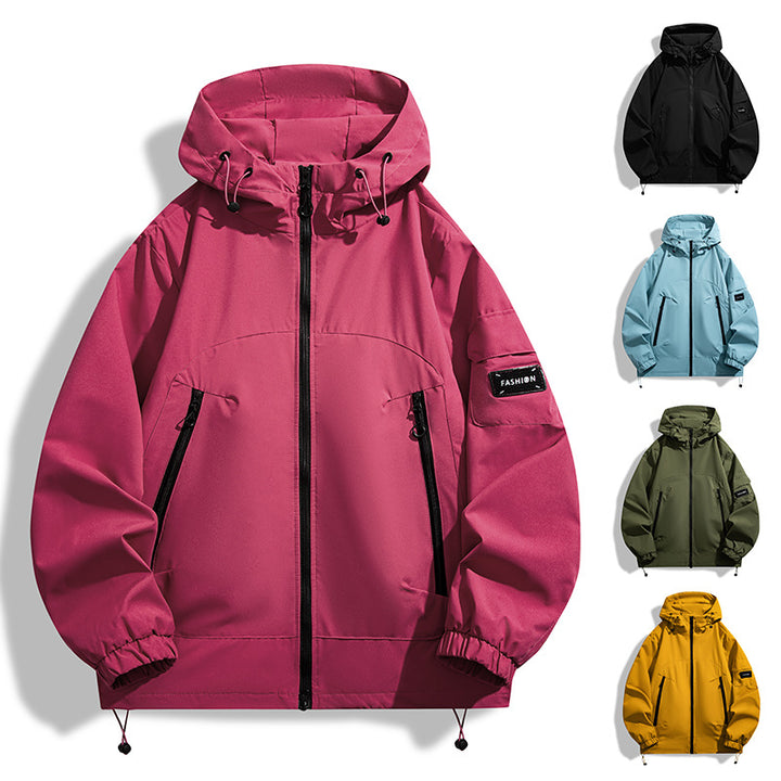 Men's Modern All-Weather Hoodie with Wind and Water-Repellent Membrane Mune Fashion