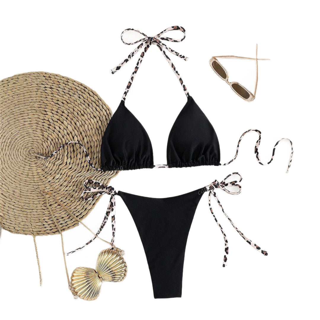 Ladies Triangle Bikini with unique straps Mune Fashion