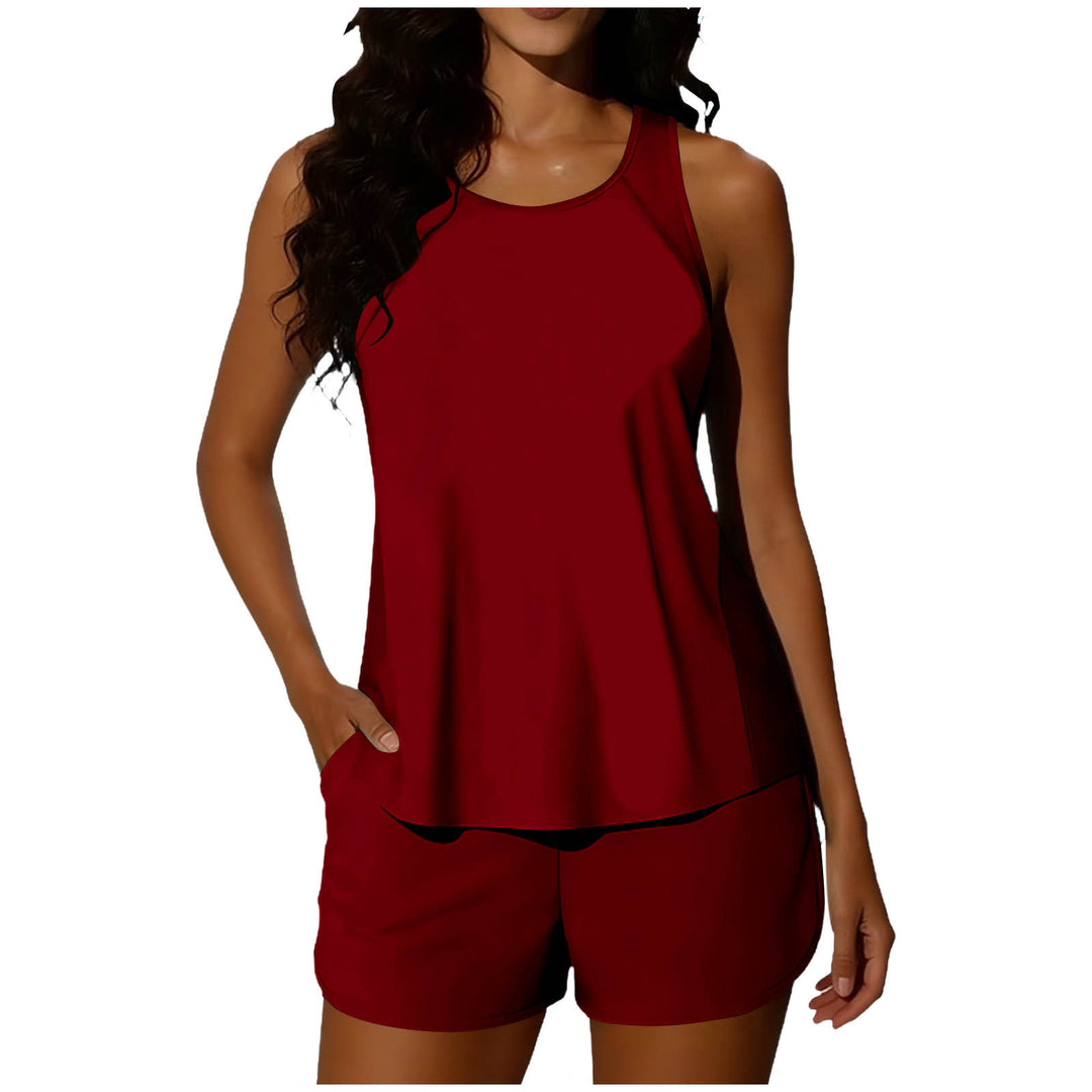 Damen Sportliches Tank-Top mit Shorts Echo Archiv
