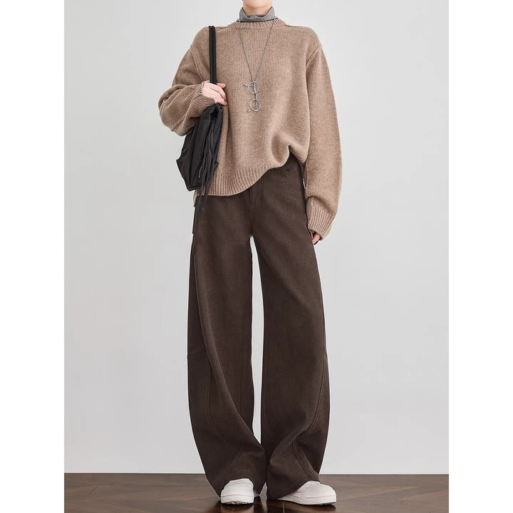 Women's Comfortable and Elegant Wide Cord Pants Mune Fashion
