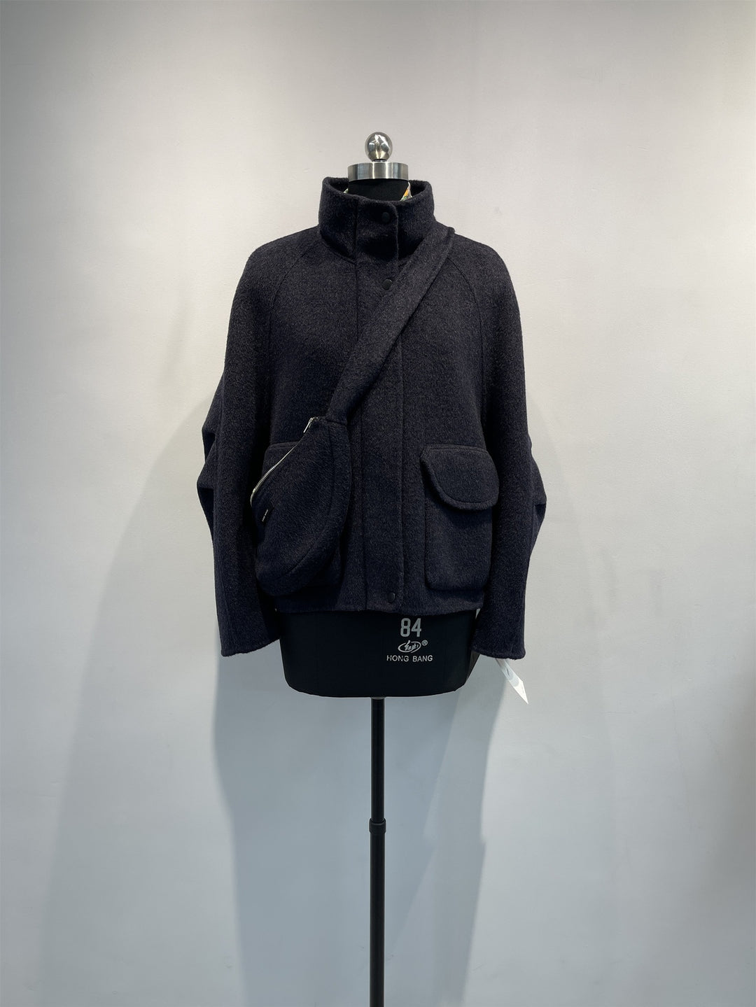 Women Comfortable Oversized Wool Blend Jacket Mune Fashion