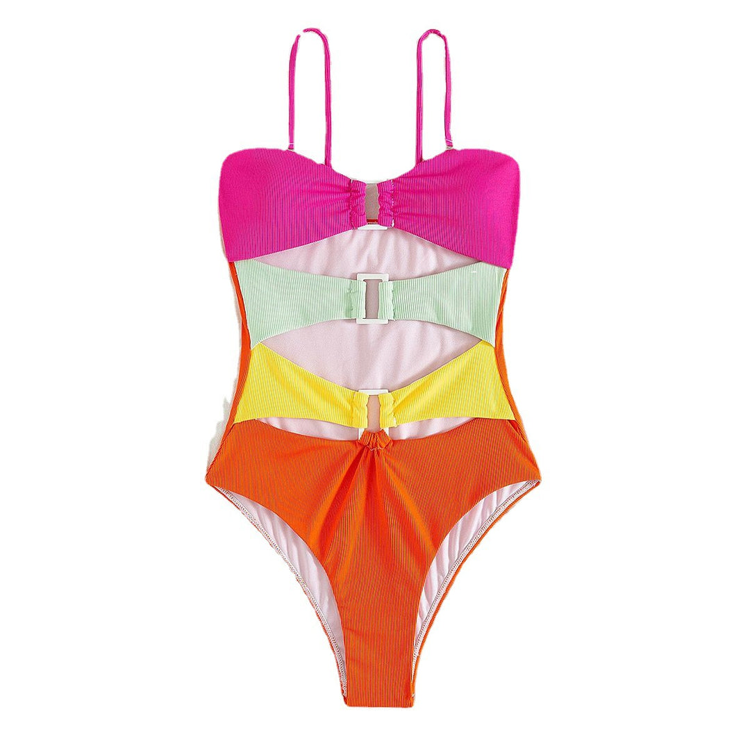 Women Cut-Out Bikini with fashionable color change Mune Fashion