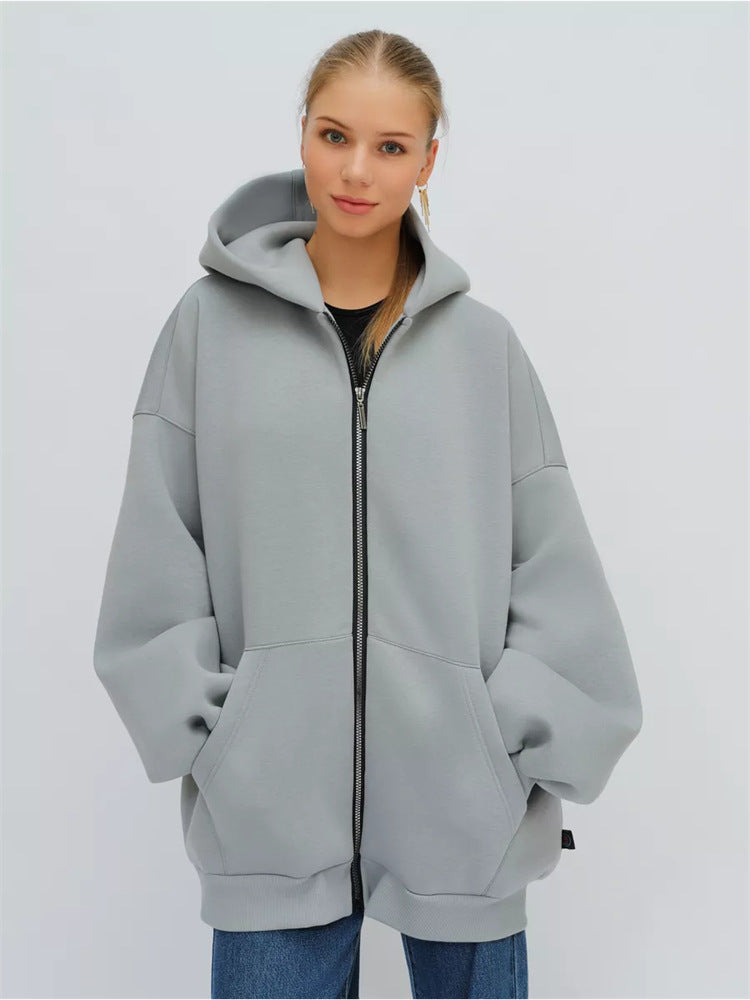 Women's Oversized Hooded Jacket Mune Fashion