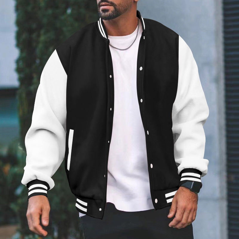Men's Sporty College Jacket Mune Fashion