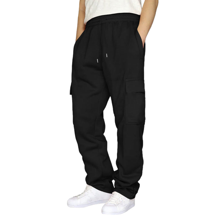 Men's nan cargo jogging pants with elastic waistband, drawstring and adjustable hem Mune Fashion