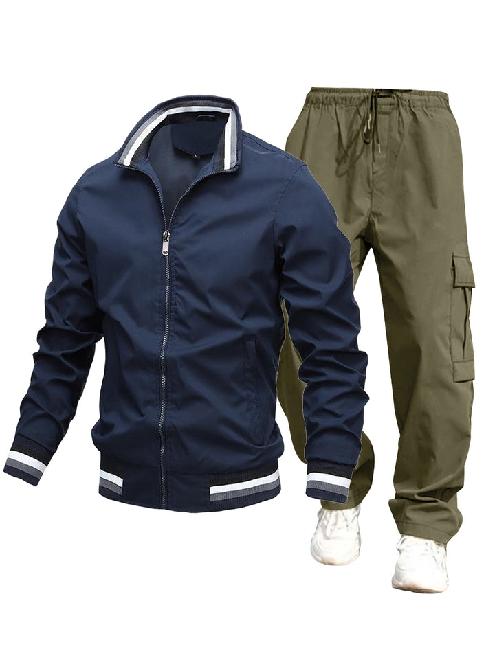Men's Sports Jacket and Cargo Pants Mune Fashion