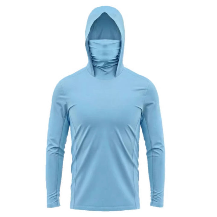 Men's functional shirt with hood