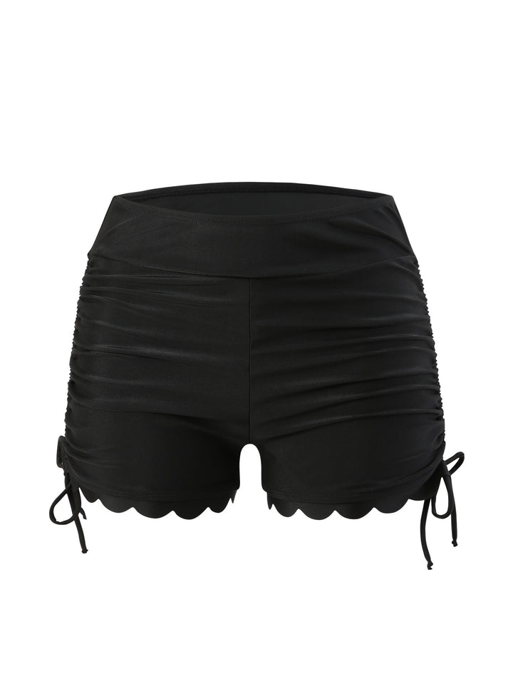 Women's swim shorts with adjustable gathered design Mune Fashion