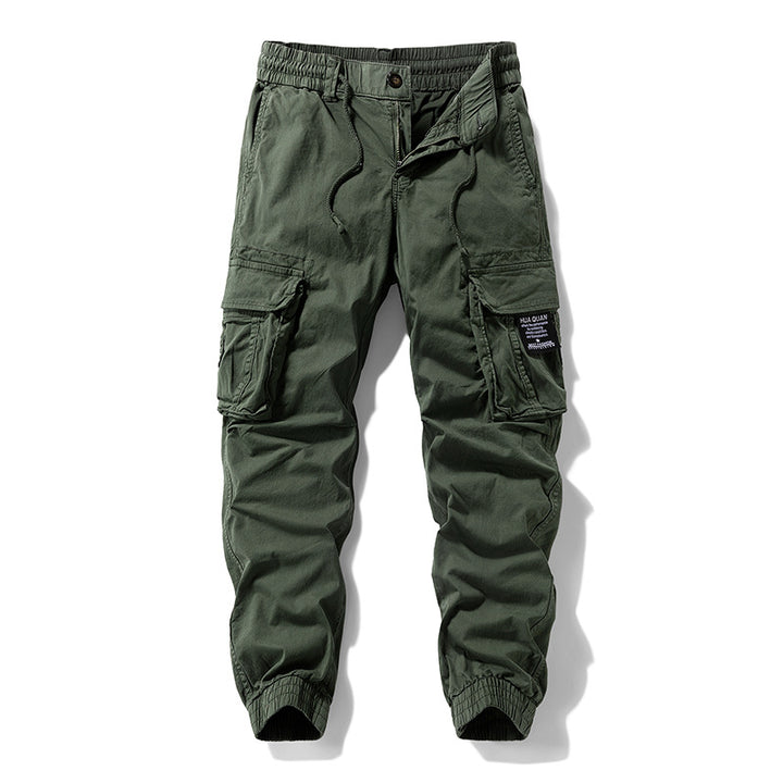 Men's Lightweight Ripstop Cargo Joggers with Comfort Waistband, Organizer Pockets and Ribbed Ankle Cuffs Mune Fashion
