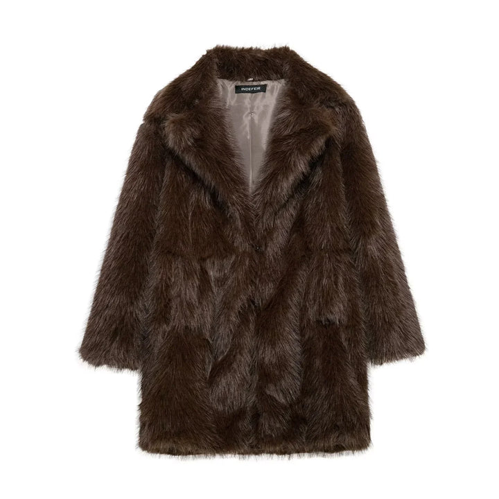Mune | Long Fur Coat Made Of Faux Fur