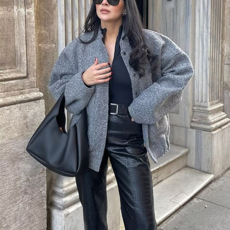 Women's Cozy and Elegant Wool Jacket