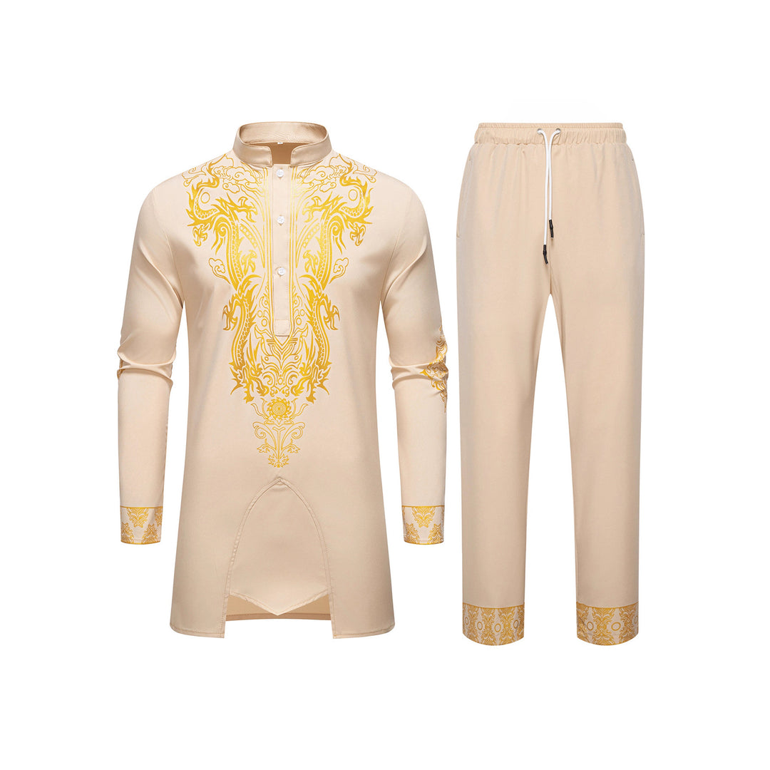 Men's Tunic and Leisure Trousers Set Mune Fashion