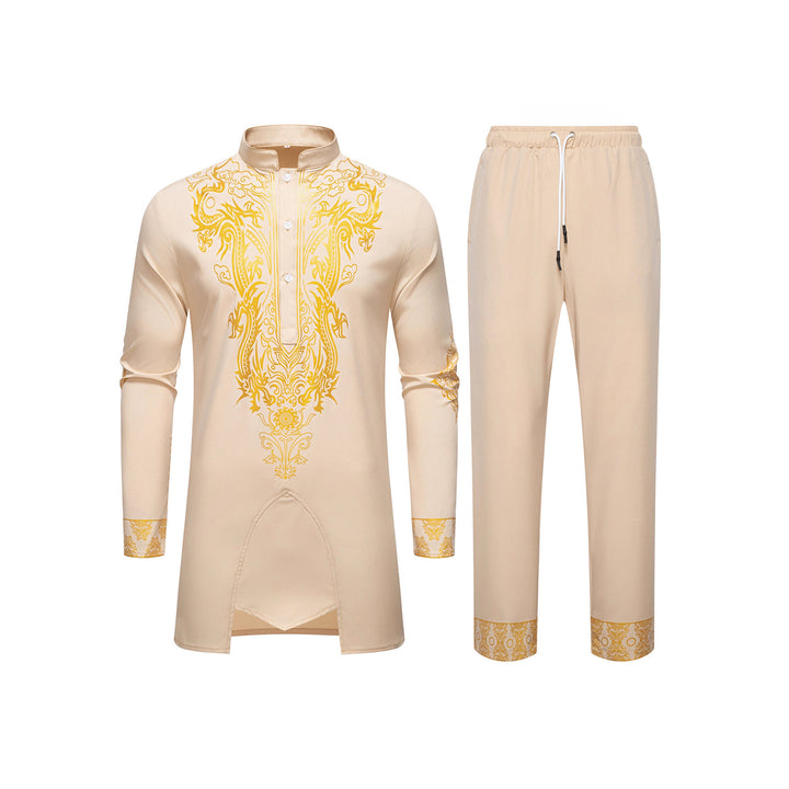 Men's Tunic and Leisure Trousers Set Mune Fashion