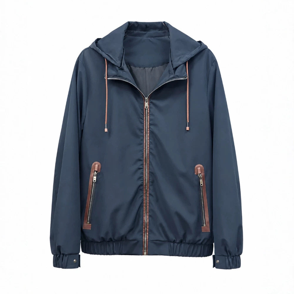 Men's Sporty Transitional Jacket with Hood Mune Fashion
