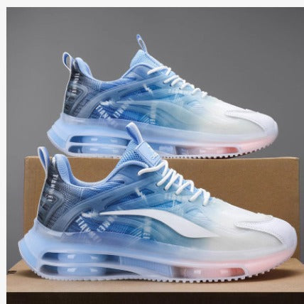 Unisex futuristic air-cushioned performance-oriented sneakers with transparent sole Mune Fashion