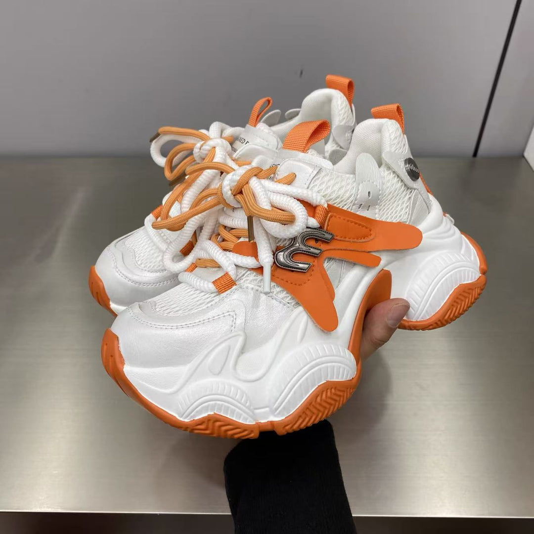 Women Trendy Chunky Sneakers with breathable mesh upper and innovative cushioning Mune Fashion