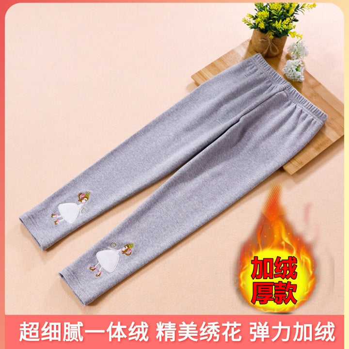 Girls leggings with colorful appliqué design Mune Fashion