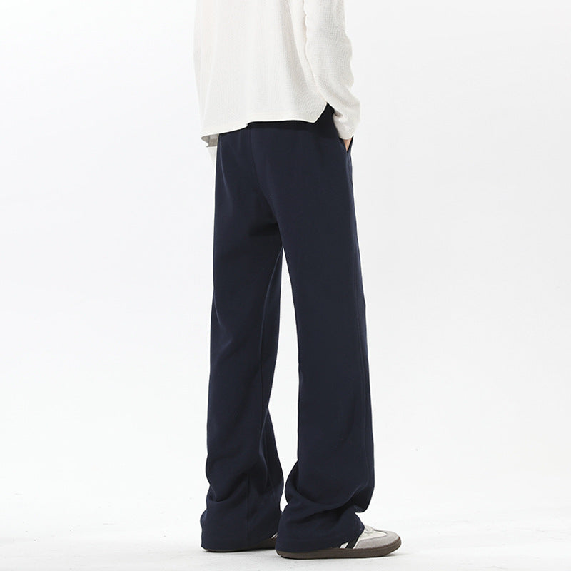 Men's oversized sweatpants in baggy cut with drawstring and decorative seams Mune Fashion
