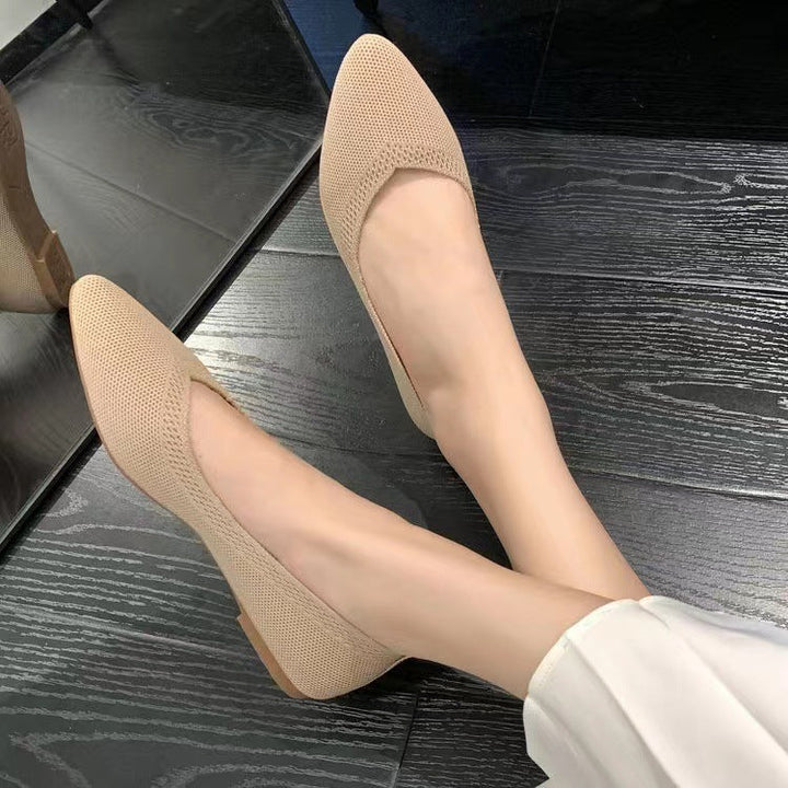 Ladies elegant and breathable ballerinas with flexible footbed Mune Fashion